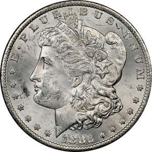 One of the most available of all the CC Morgans the 1882 – 1884 coins are the easiest and least expensive coins to find in the entire series. This is a perfect date run for someone who is just getting started in the Rare Coin markets and is an ideal entry