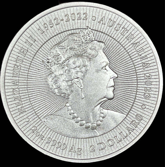 2023 2 oz Australian Next Generation Kangaroo Silver Coin
