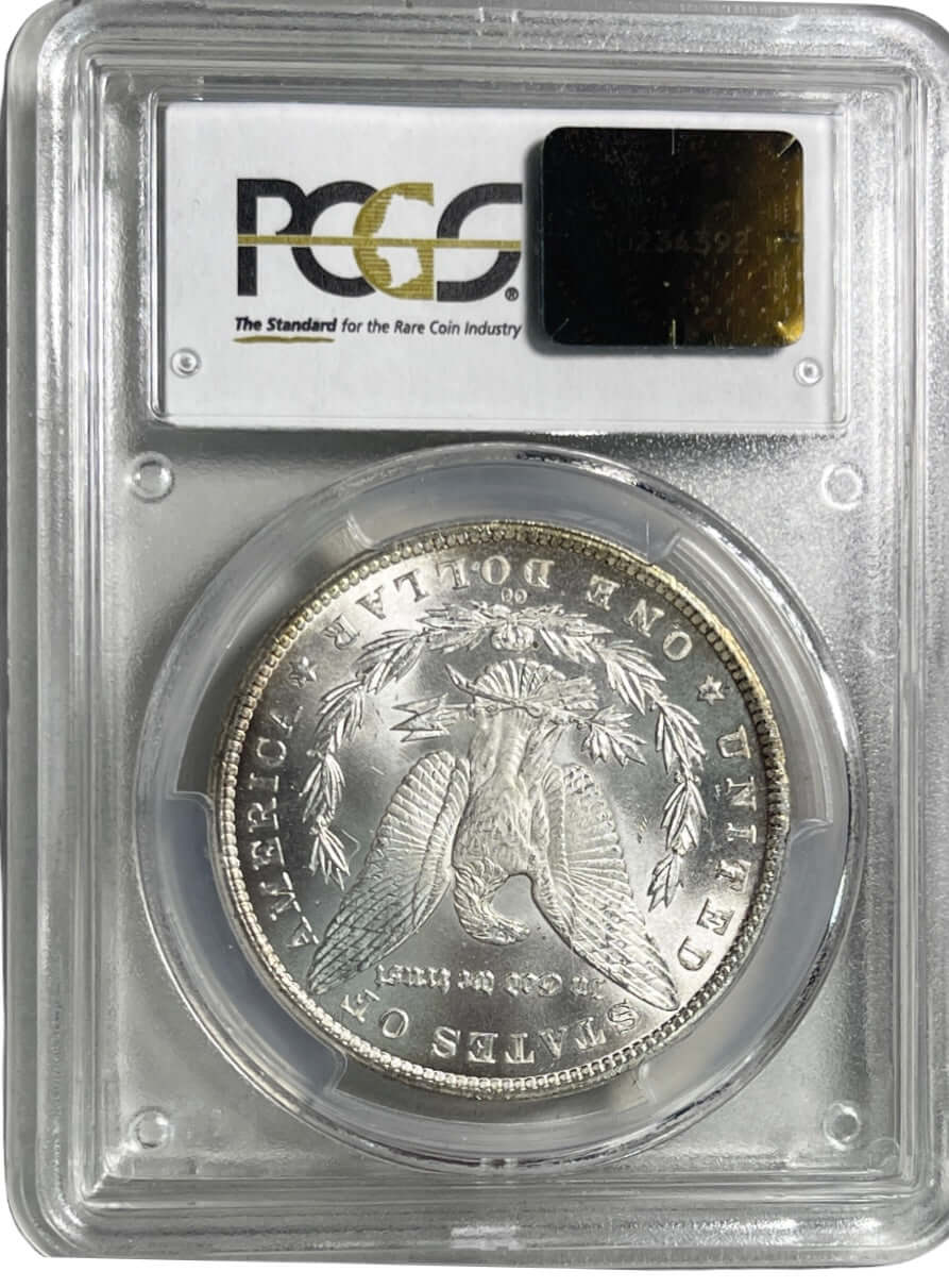 Morgan Silver Dollars struck in Carson City have always been extremely popular with collectors and investors. With only 13 dates in the entire “CC” series, assembling a complete set of these items can be done with a modest budget. PCGS Cert#: 25262075 PCG