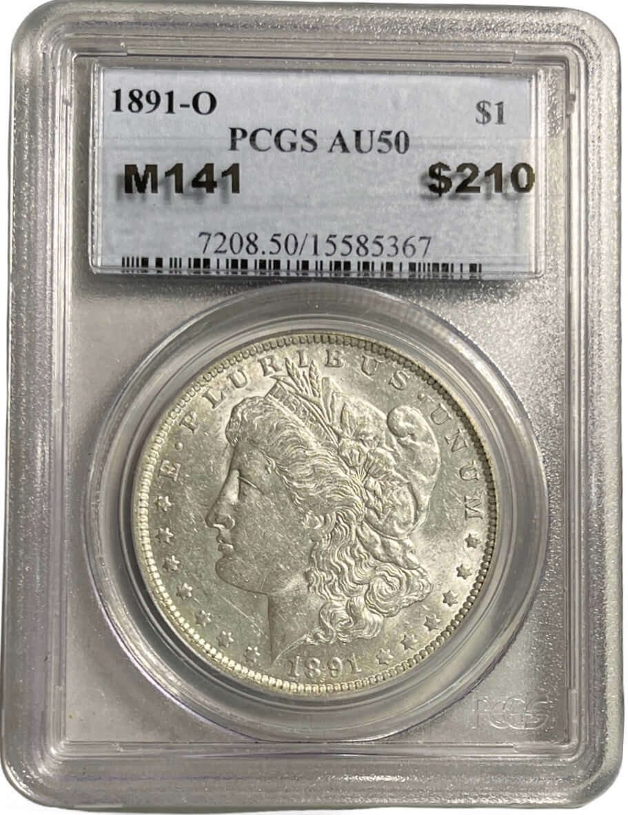 The Morgan dollar is a United States dollar coin minted from 1878 to 1904, in 1921, and beginning again in 2021 as a collectible. It was the first standard silver dollar minted since the passage of the Coinage Act of 1873, which ended the free coining of
