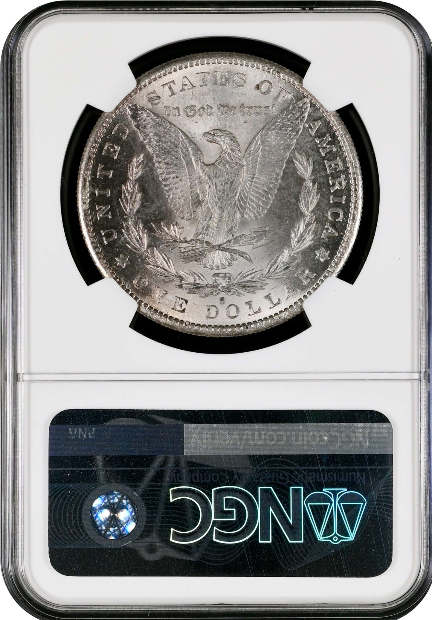 The Morgan dollar is a United States dollar coin minted from 1878 to 1904, in 1921, and beginning again in 2021 as a collectible. It was the first standard silver dollar minted since the passage of the Coinage Act of 1873, which ended the free coining of
