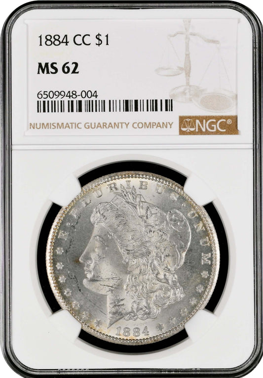 The Morgan dollar is a United States dollar coin minted from 1878 to 1904, in 1921, and beginning again in 2021 as a collectible. It was the first standard silver dollar minted since the passage of the Coinage Act of 1873, which ended the free coining of