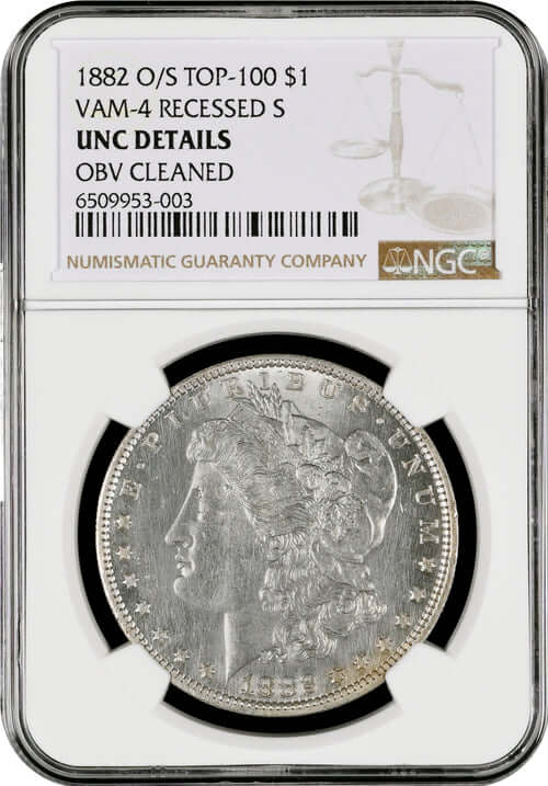 The Morgan dollar is a United States dollar coin minted from 1878 to 1904, in 1921, and beginning again in 2021 as a collectible. It was the first standard silver dollar minted since the passage of the Coinage Act of 1873, which ended the free coining of
