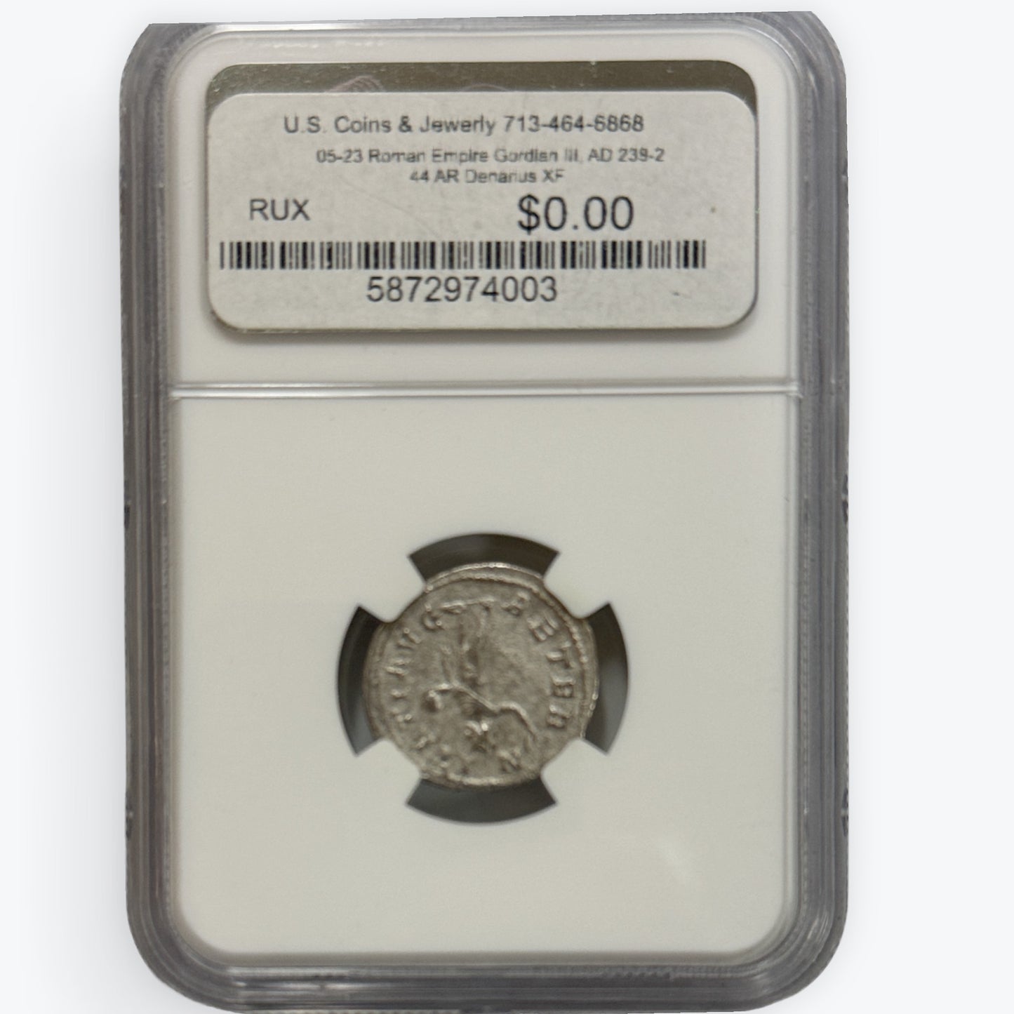 Gordian III, AD 238-244- AR Denarius