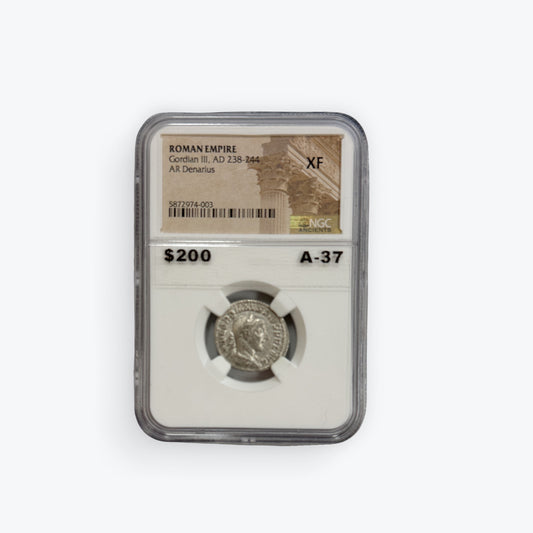 Gordian III, AD 238-244- AR Denarius