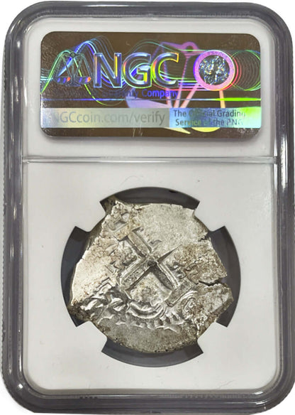 1754P C q BOLIVIA 8R - 8 Reales - Ferdinand VI NGC Graded - Gold Xchange