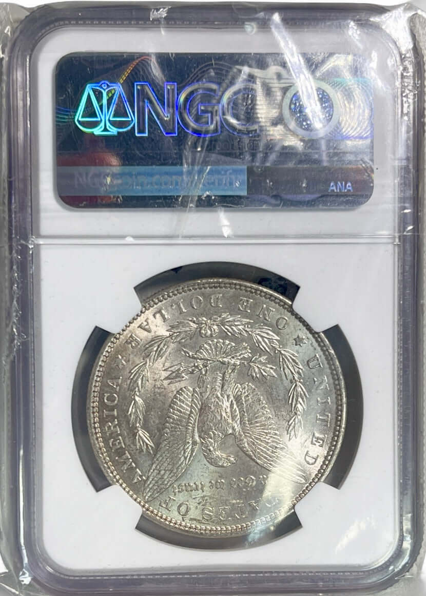 1886 CC $1 Morgan Silver Dollar NGC MS63 Graded - Gold Xchange