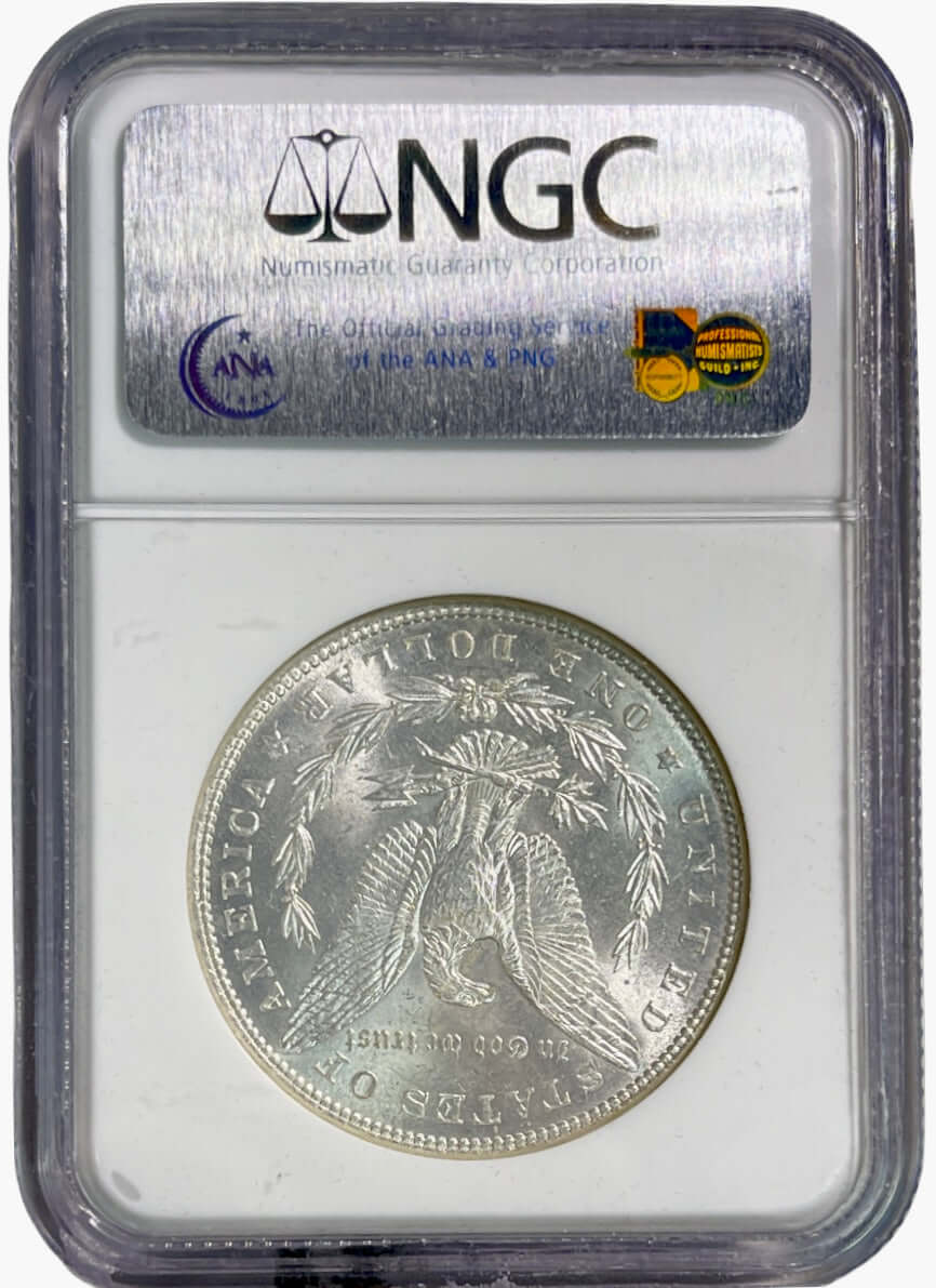 1887 $1 Morgan Silver Dollar NGC MS64 Graded - Gold Xchange