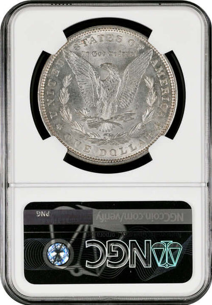 1889 $1 Morgan Silver Dollar NGC MS61 GRADED - Gold Xchange