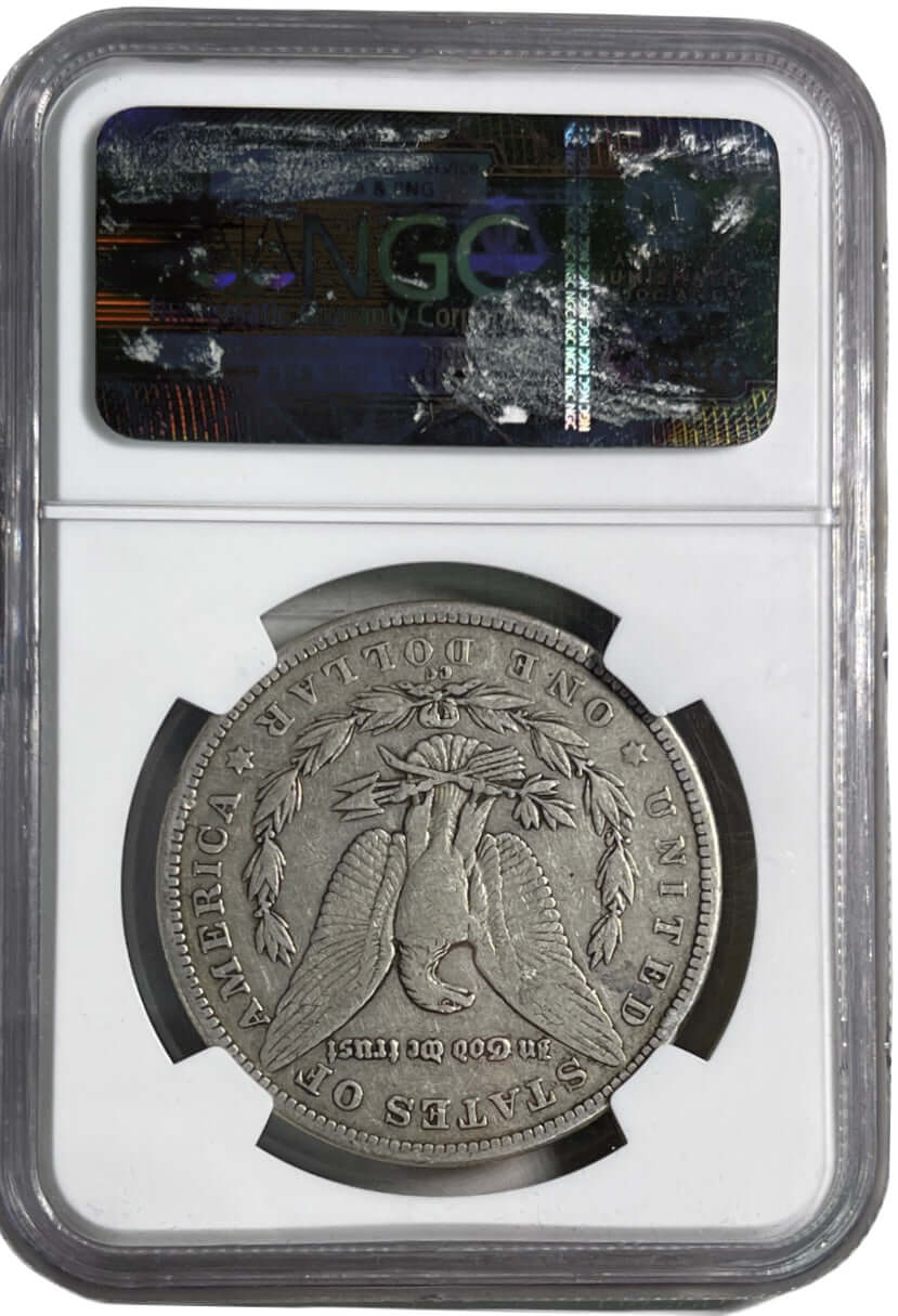 1890 CC $1 Morgan Silver Dollar NGC Graded F15 - Gold Xchange