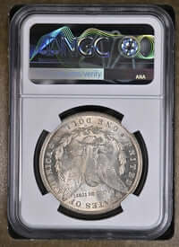 1890 O $1 Morgan Silver Dollar NGC MS63 GRADED - Gold Xchange