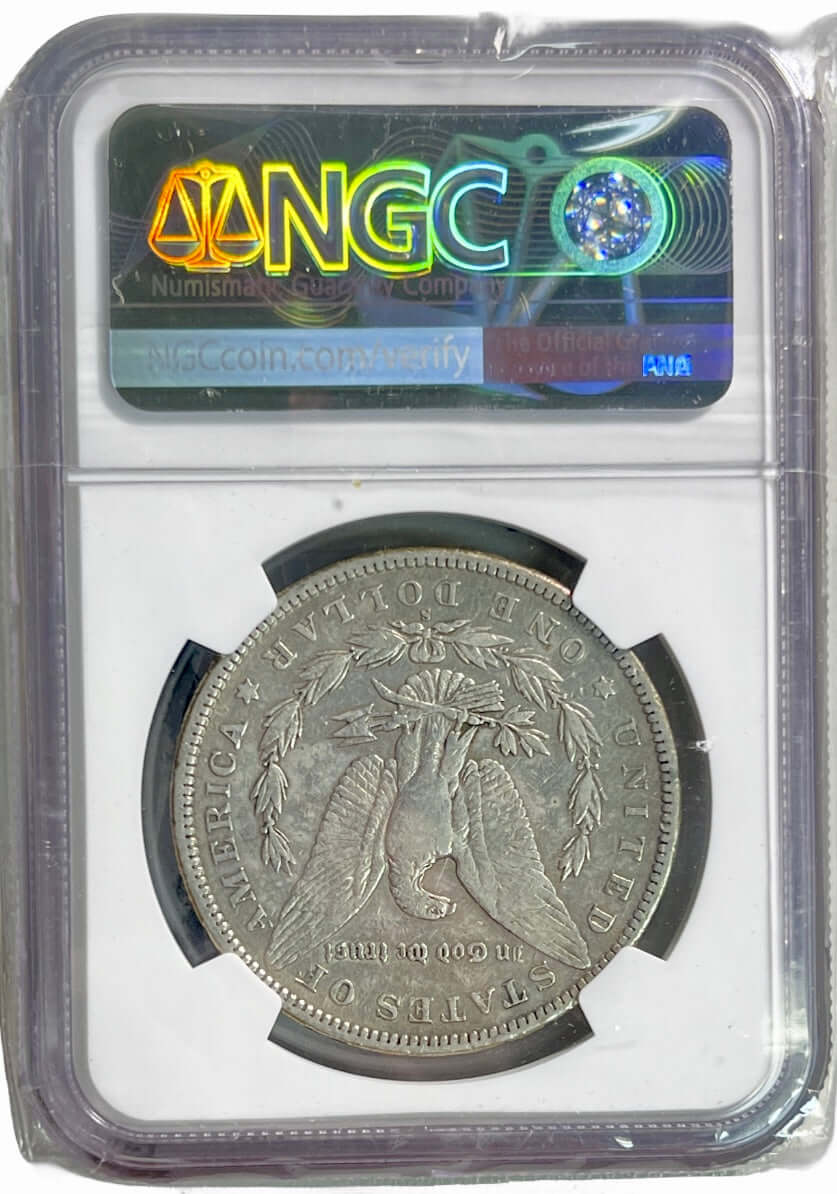 1896-S $1 Morgan Silver Dollar NGC Cleaned - Gold Xchange